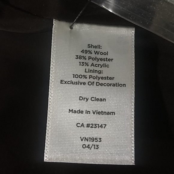 Talbots Autumn Color Wool Blend Zippered Jacket - Picture 12 of 12